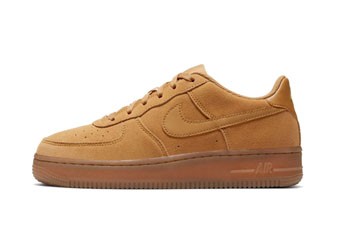 シューズ スニーカー ナイキ Nike Air Force 1 Low LV8 GS GS Wheat Brown ス