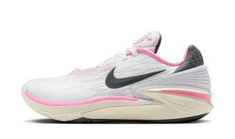 バスケットシューズ バッシュ   ナイキ Nike Air Zoom G.T. Cut 2  White/Grey/Pink の通販はバスケットシューズ