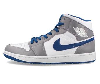 バスケットシューズ バッシュ スニーカー   ジョーダン Jordan Air Jordan 1 Mid   True Blu