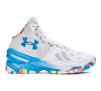 バスケットシューズ バッシュ アンダーアーマー UnderArmour Curry 2 SPLASH PARTY Whit