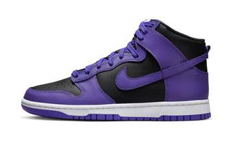 バスケットシューズ バッシュ スニーカー   ナイキ Nike Dunk High Retro BTTYS Black/Pur