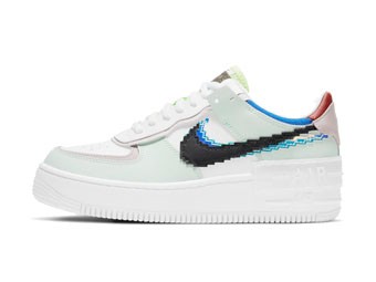 シューズ スニーカー フォース1 ナイキ Nike Wmns Air Force 1 SHADOW　SE W Green/W