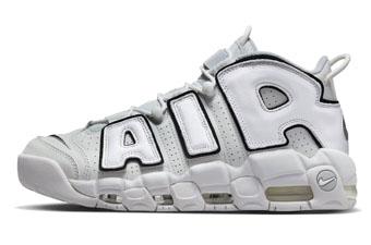 バスケットシューズ バッシュ スニーカー   ナイキ Nike Air More Uptempo 96 Grey/Silver
