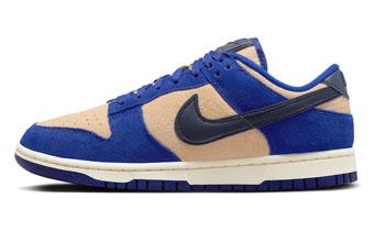シューズ スニーカー   ナイキ Nike Wmns Dunk Low LX W Blue Suede/Wheat   ストリー