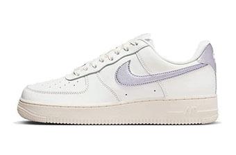 シューズ スニーカー   ナイキ Nike Wmns Air Force 1 Low '07 ESS  W Sail/Purpl
