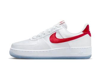 シューズ スニーカー   ナイキ Nike Wmns Air Force 1 Low '07 ESS  W White/Red