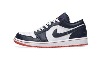 バスケットシューズ バッシュ スニーカー   ジョーダン Jordan Air Jordan 1 Low Obsidian/W