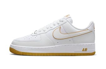 シューズ スニーカー ブロンジーン ナイキ Nike Air Force 1 '07 White/Bronzine ス