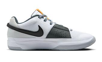 バスケットシューズ バッシュ スニーカー  ジャ・モラント  ナイキ Nike JA 1 Smoke Grey WHITE/L
