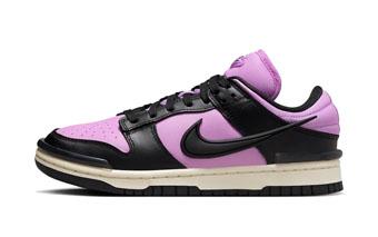 バスケットシューズ バッシュ スニーカー   ナイキ Nike Wmns Dunk Low Twist W Purple/Bl