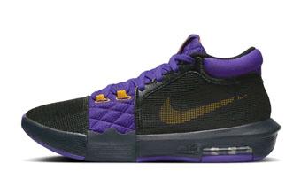 バスケットシューズ バッシュ  ウィットネス  ナイキ Nike Lebron Witness 8 Black/Purple