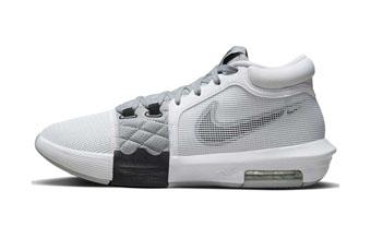 バスケットシューズ バッシュ  ウィットネス  ナイキ Nike Lebron Witness 8 White/Black