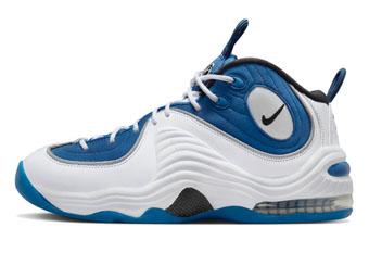 バスケットシューズ バッシュ スニーカー   ナイキ Nike Air Penny 2 QS Atlantic Blue/Wh