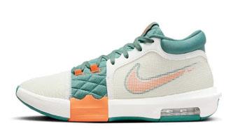 バスケットシューズ バッシュ  ウィットネス  ナイキ Nike Lebron Witness 8 Sail/Green/Or