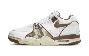 バスケットシューズ バッシュ スニーカー   ナイキ Nike Stussy × Air Flight 89 Low SP W