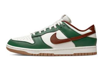 バスケットシューズ バッシュ スニーカー   ナイキ Nike Dunk Low Retro Gorge Green Whit