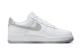 シューズ スニーカー   ナイキ Nike Air Force 1 '07  White/Light Gray   ストリート