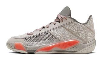 バスケットシューズ バッシュ   ジョーダン Jordan Air Jordan 38  Low  Grey/Crimson/