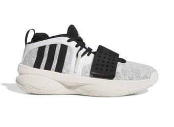 バスケットシューズ バッシュ   アデイダス Adidas DAME 8 Extply White/Black