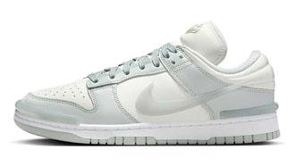 バスケットシューズ バッシュ スニーカー   ナイキ Nike Wmns Dunk Low Twist W Silver/Sa