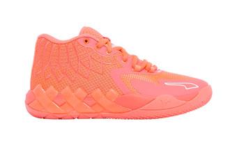バスケットシューズ バッシュ  ラメロボール  プーマ Puma MB.01 BCA GS GS Pink Alert   【
