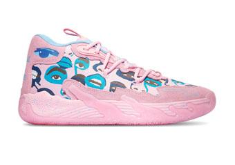 バスケットシューズ バッシュ  ラメロボール  プーマ Puma MB.03 Kid Super Pink/Blue
