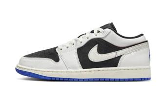 シューズ スニーカー   ナイキ Nike Air Jordan 1 Low QUAI 54 White/Black/Blue
