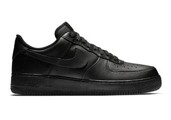 バスケットシューズ バッシュ スニーカー   ナイキ Nike AIR FORCE 1  '07 Triple Black