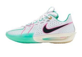 バスケットシューズ バッシュ ナイキ Nike Air Zoom G.T. Cut 3 White/Pink/Teal