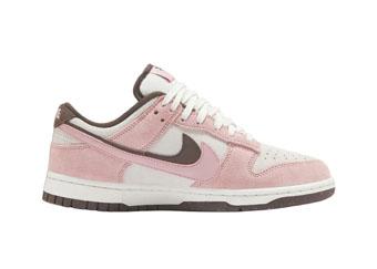 バスケットシューズ バッシュ スニーカー   ナイキ Nike Wmns Dunk Low SE W White/Pink/B