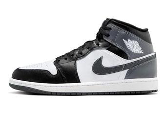 バスケットシューズ バッシュ スニーカー   ジョーダン Jordan Air Jordan 1 Mid  Black/Gra