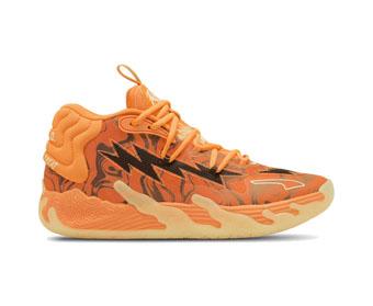 バスケットシューズ バッシュ  ラメロボール ハロウィン  プーマ Puma MB.03 Halloween Orange/B