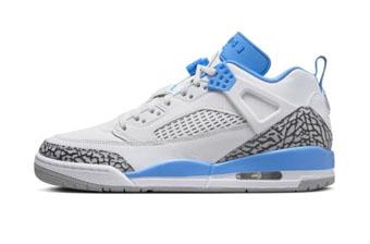 バスケットシューズ バッシュ スニーカー   ナイキ Nike Jordan Spizike  Low UNC White/B