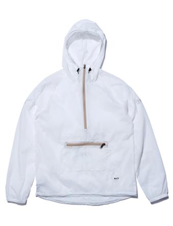 バスケットジャケット ウェア  秋冬物 アクター AKTR TWB PACK ANORAK WHITE   【MEN'S】の通販は