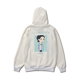 バスケットスウェット ウェア  秋冬物 アクター AKTR eyewater SWEAT HOODIE WHITE   【MEの通販は