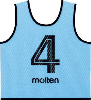 バスケットノースリーブ　タンクトップ ジュニア キッズ モルテン Molten ゲームベストジュニア10枚セット（番号2〜