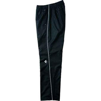バスケットパンツ ウェア  裾ファスナー 秋冬物 コンバース Converse Warm Up Pants Black/Whi