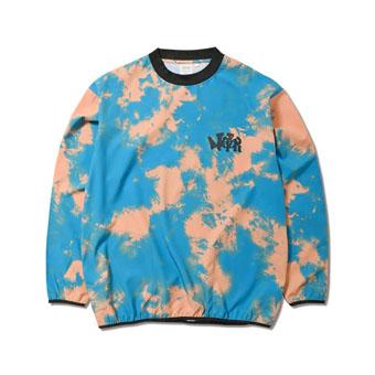 バスケットTシャツ ウェア   アクター AKTR MIXTURE TIEDYE SHOOTING SHIRTS Blue