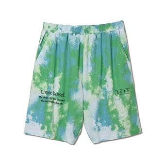 バスケットショーツ バスパン ウェア   アクター AKTR MIXTURE TIEDYE  SHORTS WHITE   【