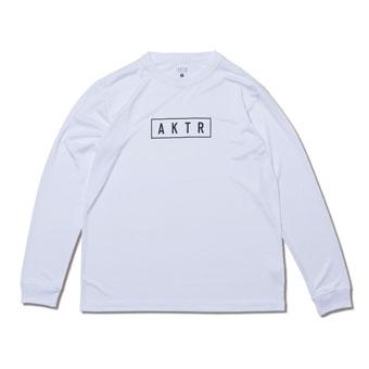 バスケットロング　Tシャツ ウェア   アクター AKTR BASIC AKTR LOGO L/S SPORTS TEE WH 6,050円