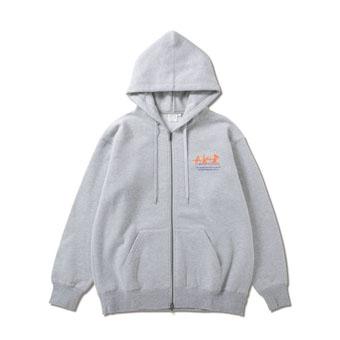 バスケットパーカー ウェア  秋冬物 アクター AKTR AEROSTEAM PHOTO SWEAT ZIP HOODIE G