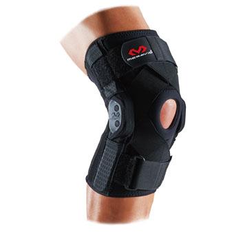 バスケットサポーター  膝 ひざ  マクダビッド McDavid ヒンジド ニーブレイズ XC Black   ランニング ト