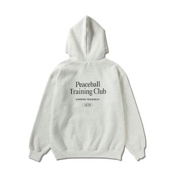 バスケットパーカー ウェア  秋冬物 アクター AKTR PEACEBALL T.C. SWEAT PLLOVER HOODIの通販は