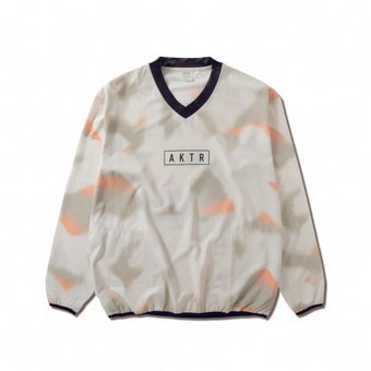 バスケットTシャツ ウェア アクター AKTR SCRIBBLE V-NECK PULLOVER SHOOTINNG SH