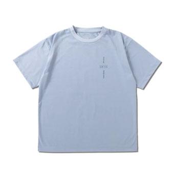 バスケットTシャツ ウェア   アクター AKTR DRYTECH NEO-POP PHOTO TEE SAXE BLUE