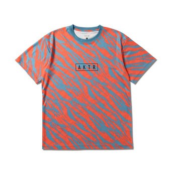 バスケットTシャツ ウェア アクター AKTR BEAST CAMO AKTR LOGO SPORTS TEE RED