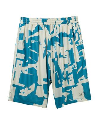 バスケットショーツ バスパン ウェア   アクター AKTR CUT-UP CAMO 6.5-INCH SHORTS BLUE