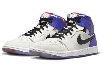 バスケットシューズ バッシュ スニーカー   ジョーダン Jordan Air Jordan 1 Mid SE Flower バスケットシューズ バッシュ スニーカー ジョーダン Jordan Air