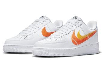 バスケットシューズ バッシュ スニーカー  Spray Paint Swoosh  ナイキ Nike Air Force 1 バスケットシューズ バッシュ スニーカー Spray Paint Swoosh ナイキ