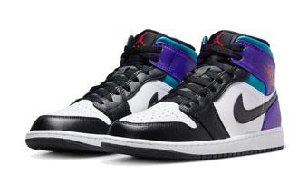 バスケットシューズ バッシュ スニーカー   ジョーダン Jordan Air Jordan 1 Mid Brighton C バスケットシューズ バッシュ スニーカー ジョーダン Jordan Air